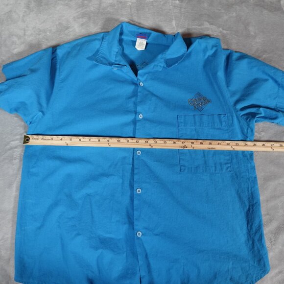 Vintage Ocean Pacific Surf Camp Shirt Mens Large Relaxed Fit 1987 80s - Picture 10 of 12